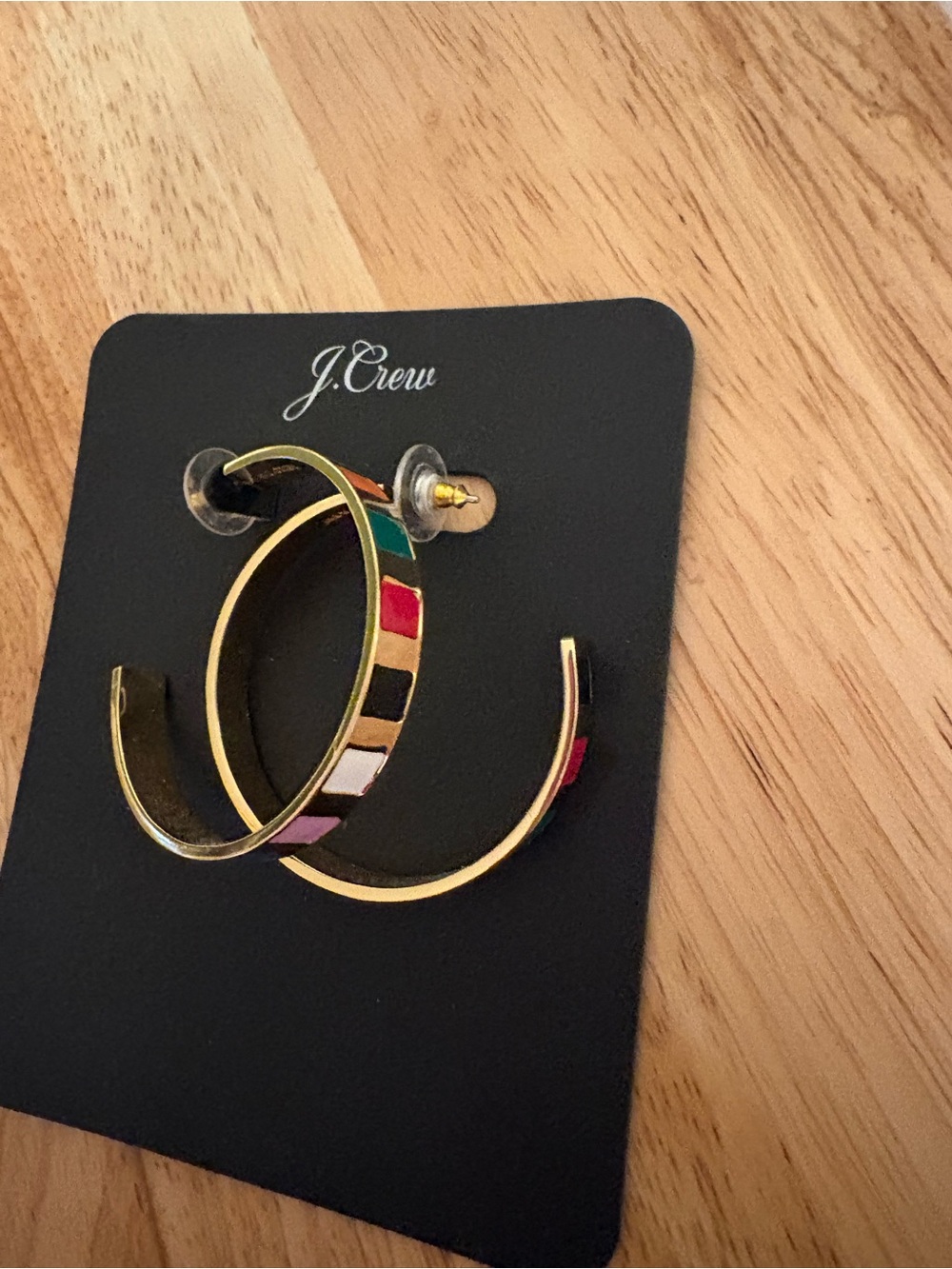 J. Crew Multicolored Earrings. New.